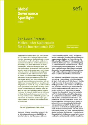 Global Governance Spotlight 2|2012