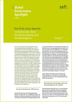 Global Governance Spotlight 1|2013