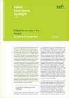 Global Governance Spotlight 6|2013
