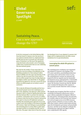 Global Governance Spotlight 3|2018