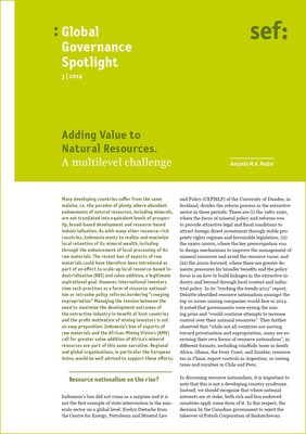 Global Governance Spotlight 3|2014