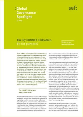 Global Governance Spotlight 3|2015