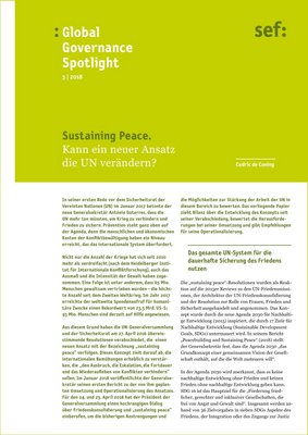 Global Governance Spotlight 3|2018