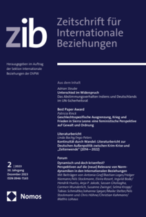 © ZIB Zeitschrift für Internationale Beziehungen