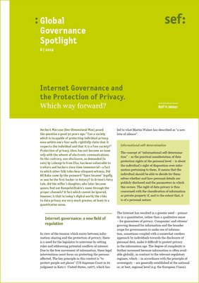 Global Governance Spotlight 6|2014
