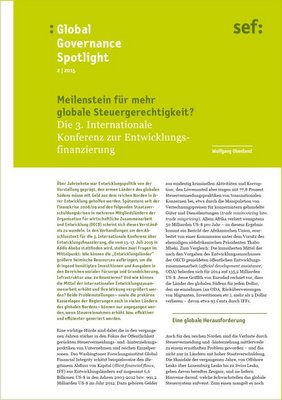Global Governance Spotlight 2|2015
