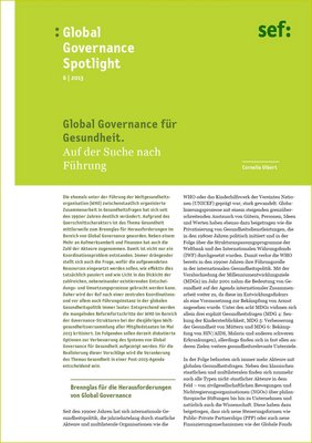 Global Governance Spotlight 6|2013