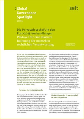 Global Governance Spotlight 5|2014